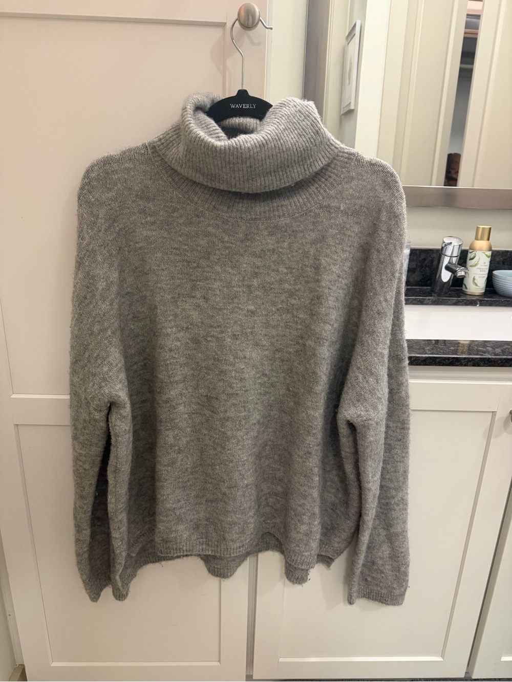 Splendid Heather Gray Cozy Turtleneck Sweater